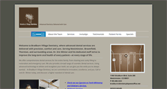 Desktop Screenshot of bradburnvillagedentistry.com
